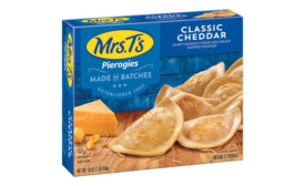 Mrs. T's Pierogies Classic Cheddar Full Size Packaging