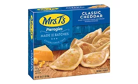 Mrs. T's Pierogies Classic Cheddar Full Size Packaging