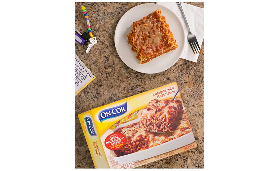 OnCor Lasagna pkg redesign