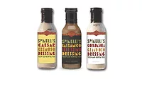 Spinelli's refrigerated dressing packaging 