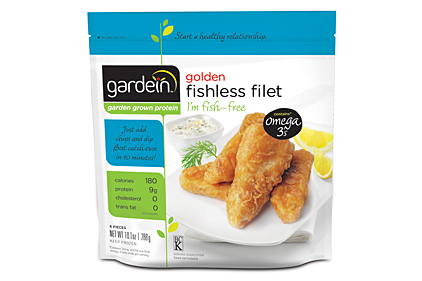 Gardein frozen fishless filets
