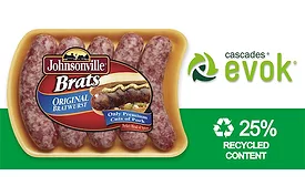 Johnsonville sausages EVOK packaging