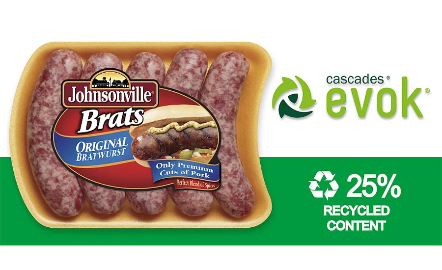 Johnsonville sausages EVOK packaging