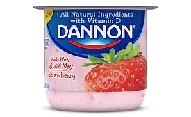 Dannon whole milk yogurt