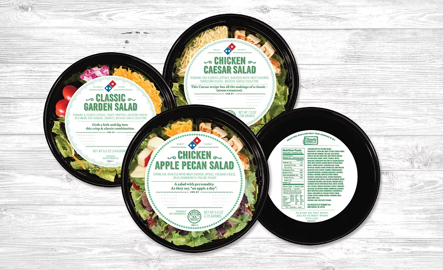 Ready Pac Foods partners with Domino’s to deliver salads nationwide ...