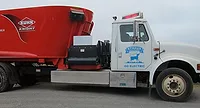 Straus electric feed truck