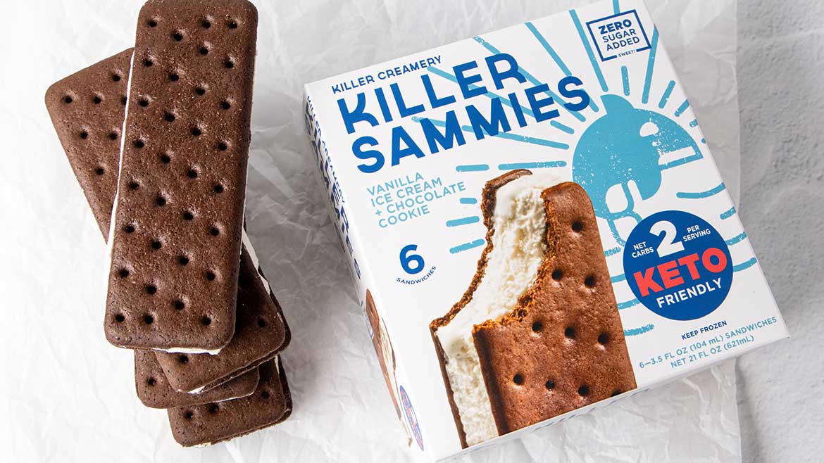 Killer Creamery's vanilla ice cream sandwiches
