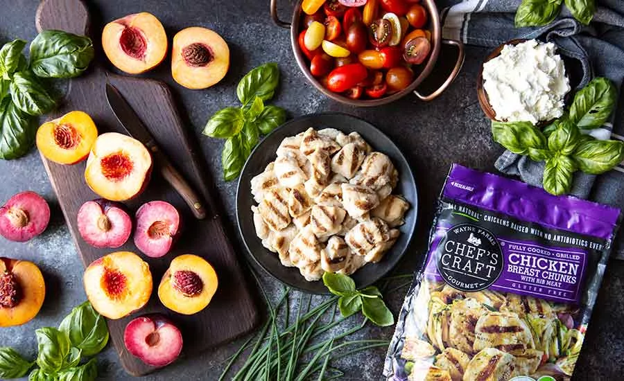 Stone fruit flatbread