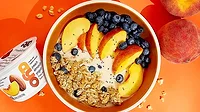 AYO Yogurt Peach Bowl AYO Yogurt Peach Bowl