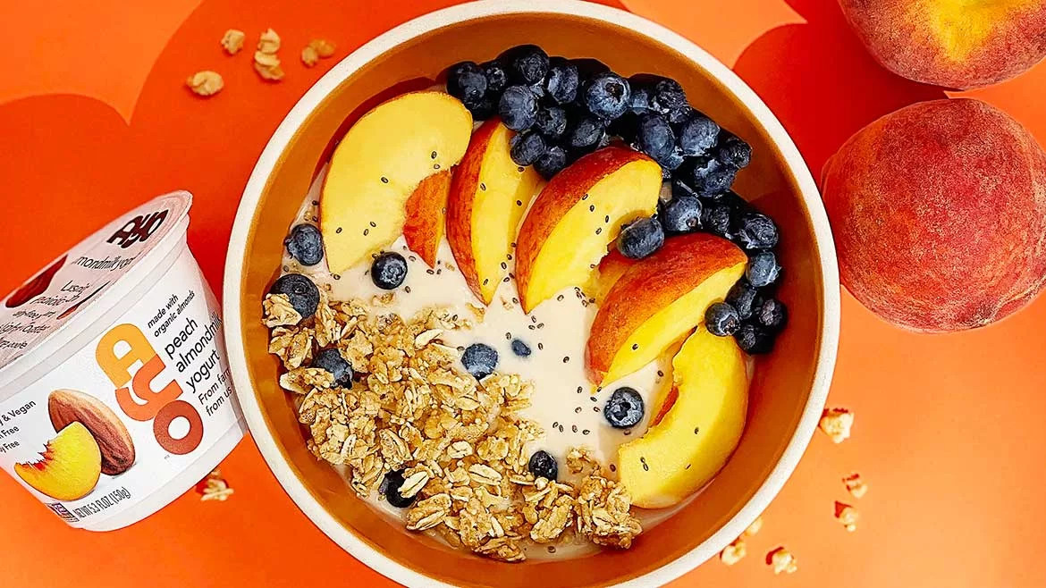 AYO Yogurt Peach Bowl