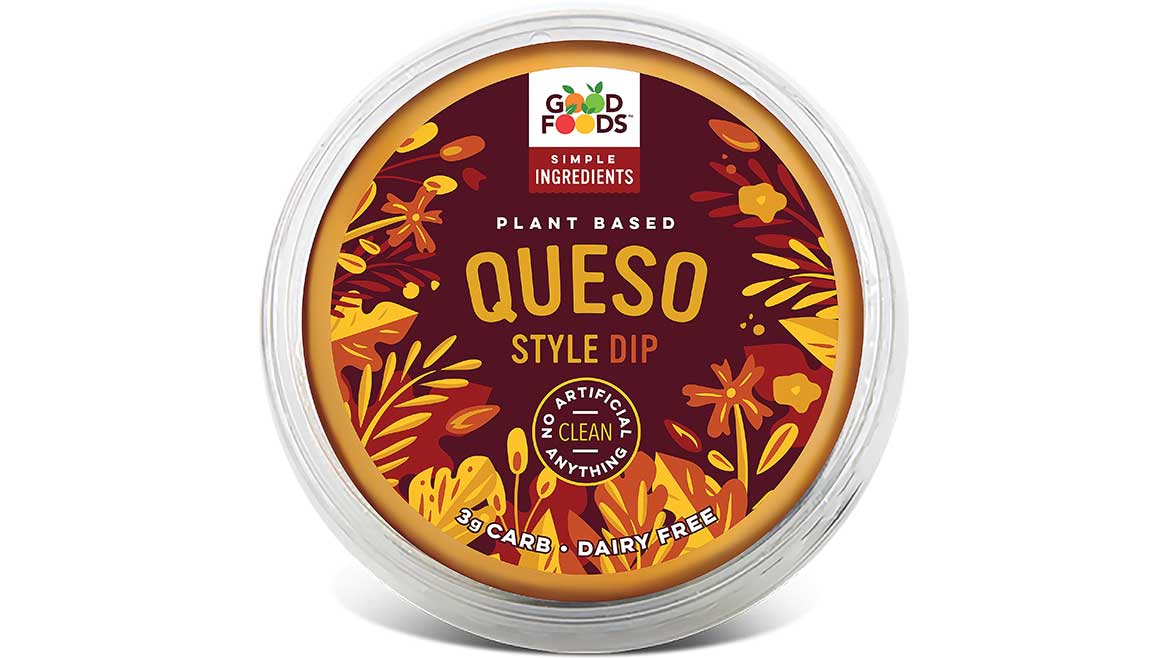 Good Foods’ plant-based queso dips