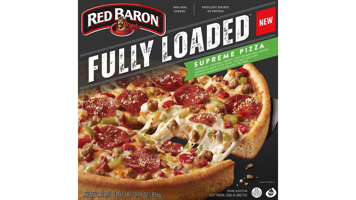 Red Baron Fully Loaded pizzas