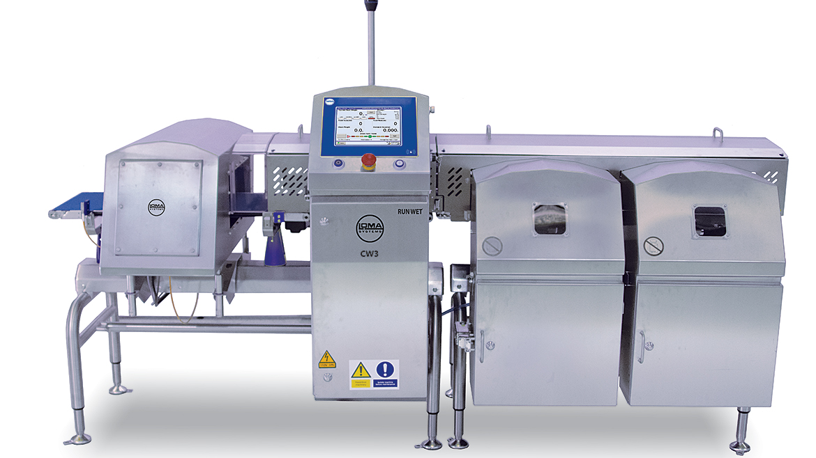 Metal Detection, Checkweighing in One System
