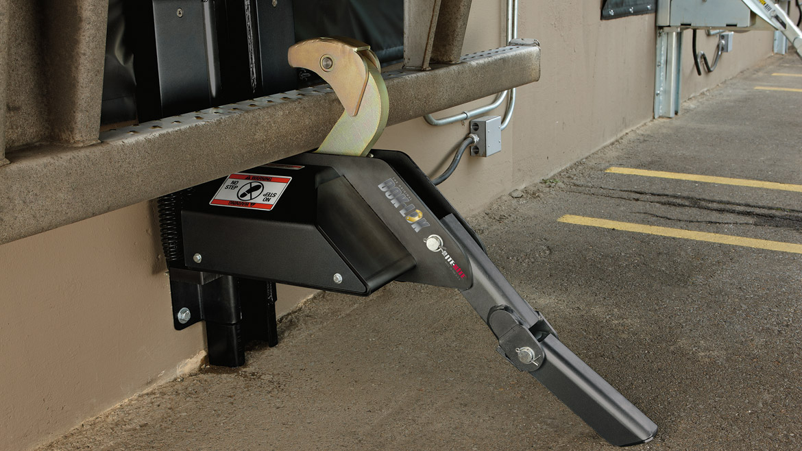 The SHR-5000 Dok-Lok is an automated vehicle restraint