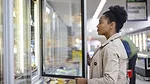 Freezers in grocery store
