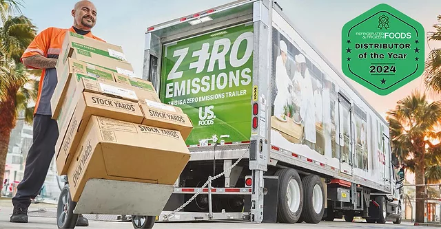 US Foods Zero Emissions Truck