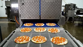 Automated pizza production
