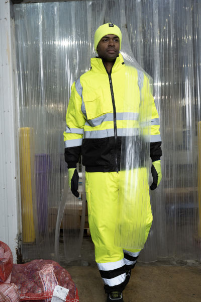 Waterproof insulated HiVis Jacket and Pants