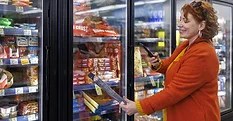 Shopping frozen foods