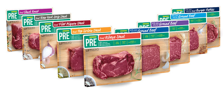 PRE Brands: 100% Grass-Fed Hamburger Patties