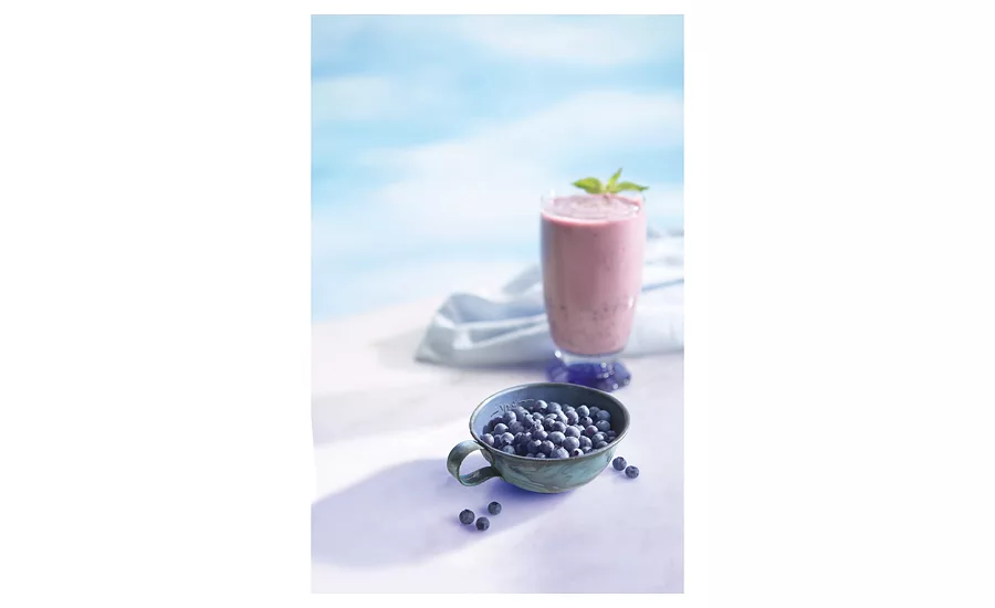 default blueberry smoothie
