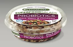 Cedarlane Superfood Salads Black Bean & Chickpea