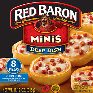 Red Baron mini pizza inbody