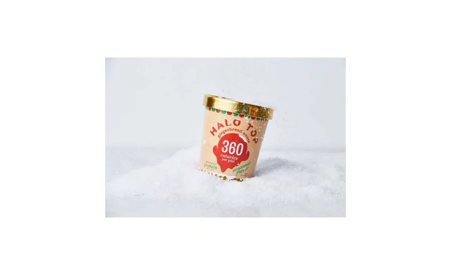 Halo Top Gingerbread House