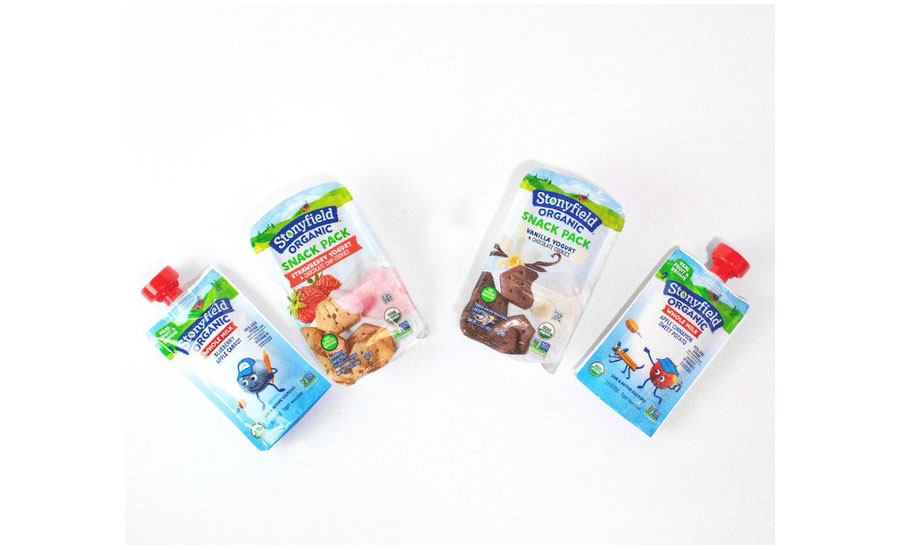 Lactalis Stonyfield Organic snack pack pouches