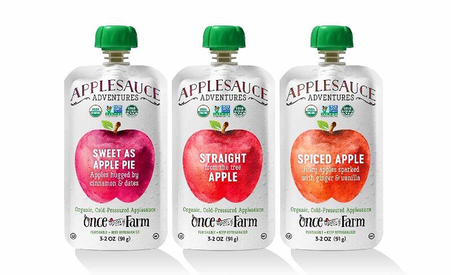 Once Upon a Farm HPP applesauce