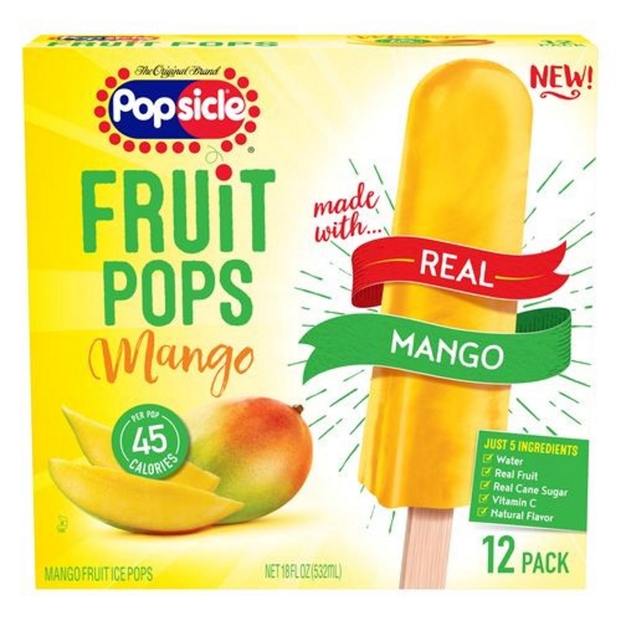 Unilever Popsicle Mango Fruit Pops