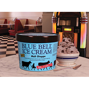 Blue Bell Malt Shoppe ice cream