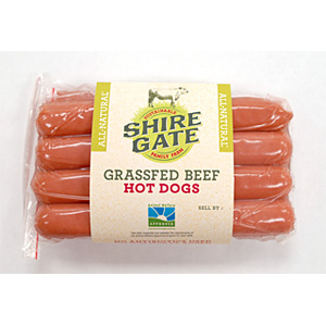Shire Gate grassfed hot dogs