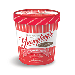 Yuengling peppermint ice cream