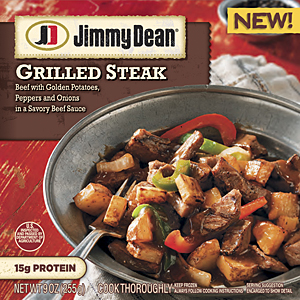 Jimmy Dean grilled steak bowl
