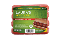 Laura's grass-fed hot dogs