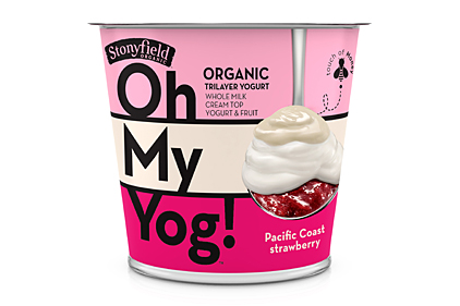 Stonyfield Oh My Yog yogurt