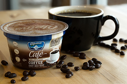 Alpina Cafe Selections coffee yogurt