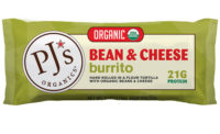 PJ's Organics bean and cheese burrito