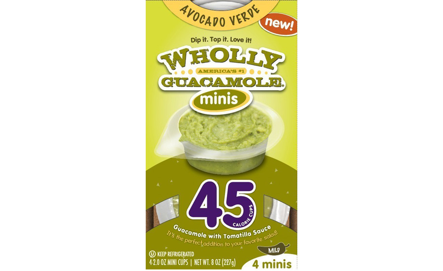 Wholly Guacamole mini cups