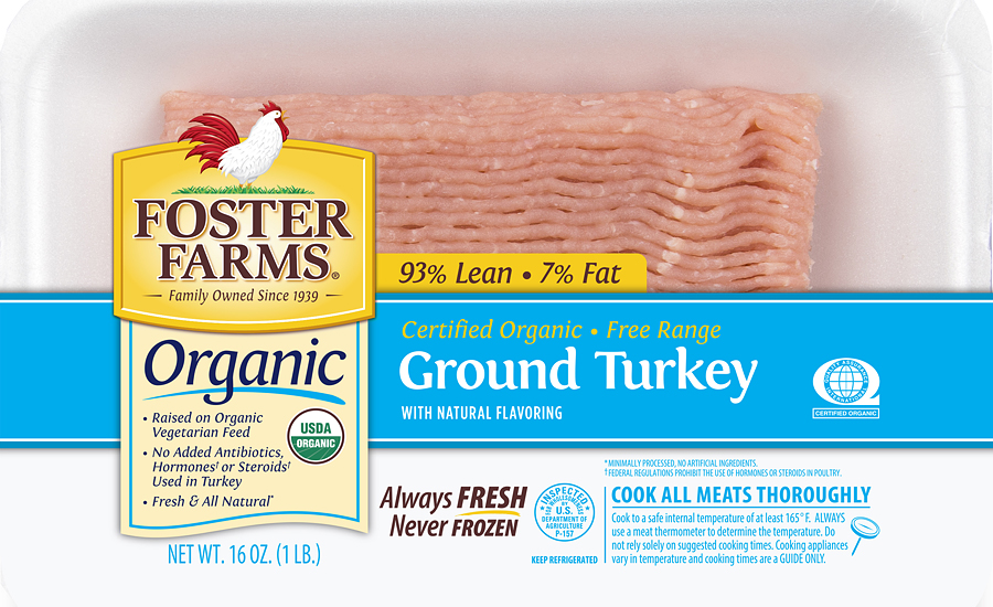 Foster Farms organic ground turkey