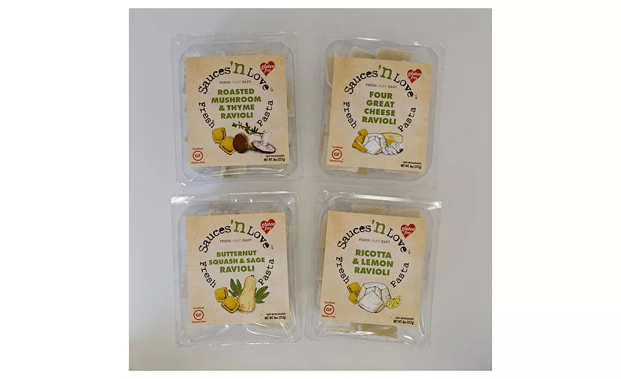Sauces N Love gluten-free ravioli