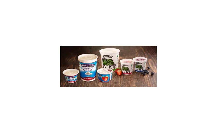 Stonyfield organic Greek yogurt