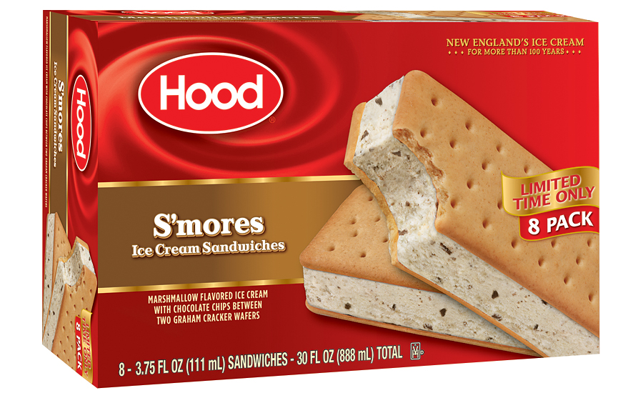 Hood Smores ice cream sandwich