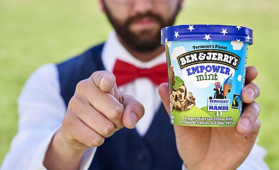 Ben & Jerry's empower mint