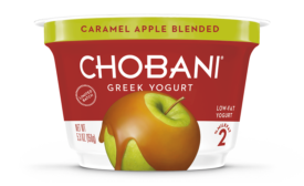 Chobani caramel apple yogurt