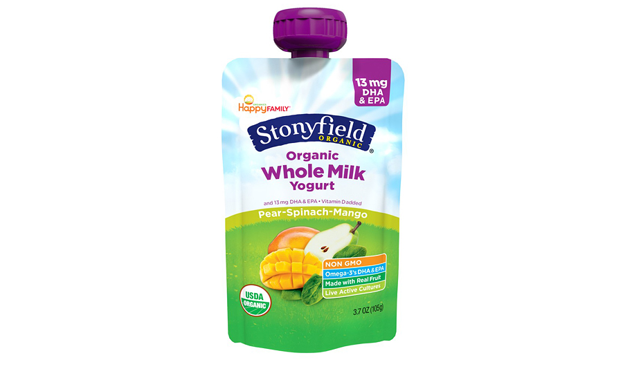 Stonyfield yogurt pouches