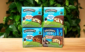 Ben & Jerry's pint slices