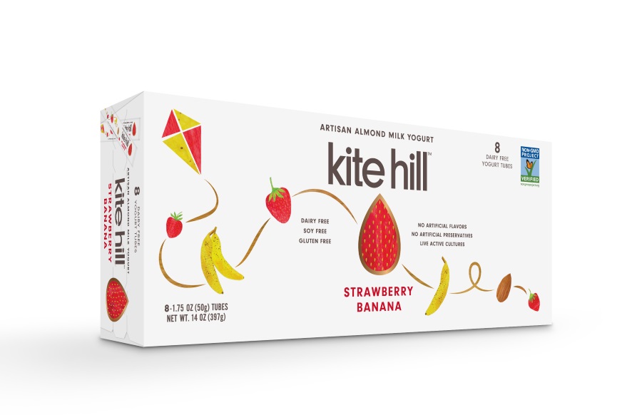Kite Hill strawberry almond yogurt