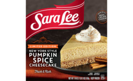 Sara Lee Pumpkin Spice cheesecake